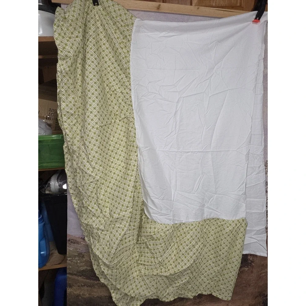 Waverly Emma's Garden Quilt Twin Size 1 Sham And Bed Skirt Shabby Chic 68x86